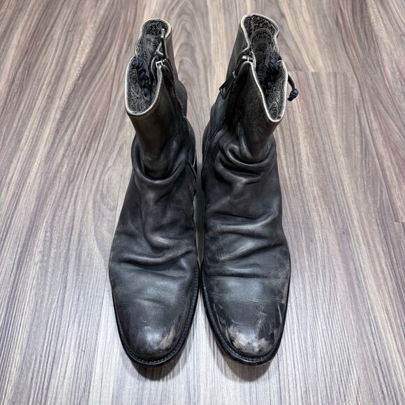 John Varvatos Jimi Hendrix Ltd Edition Sharpei Boots 28/340, Gray Leather, US8.5 - Picture 1 of 13